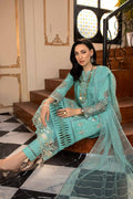 Meem Turquoise Sand-07 Luxury Lawn Collection